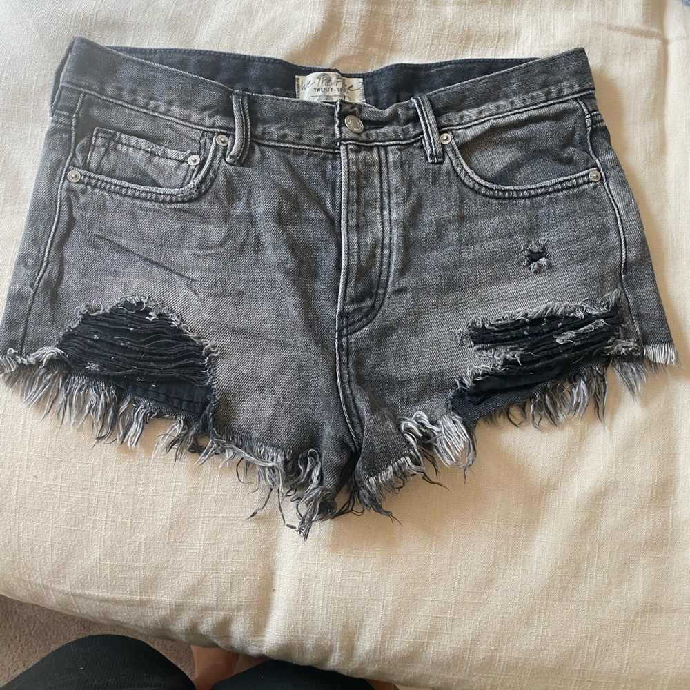 We the free denim shorts size 27